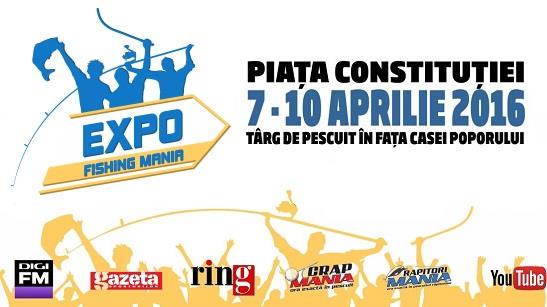 O noua expozitie dedicata pescuitului in Piata Constitutiei din Bucuresti in perioada 7-10 aprilie 2016